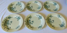 6 ASSIETTES PLATES FAIENCE BORDEAUX BERTRAND MODELE CAPUCINES LOT 1