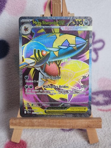 Carte pokémon méga sharpedo - carte,