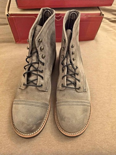 Red wing shoes - red, slate