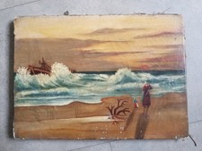 H/T peinture ancienne naïve