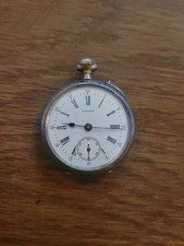 Longines Montre À Gousset De Poche Ancienne En Argent HS Ne Fonctionne Pas P2780
