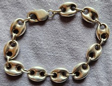 Bracelet argent massif - à, gros