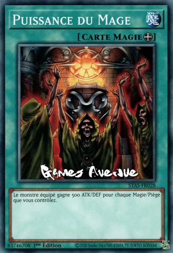 Puissance du mage - yu-gi-oh,