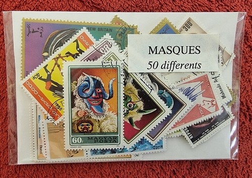 Masques lot timbres - masques, de