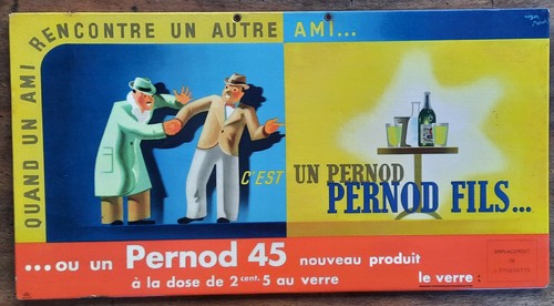 Ancien carton publicitaire - carton,