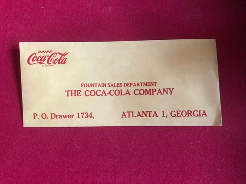 1950 coca cola un - coca-cola,, "un-used"