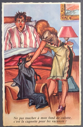 Carte postale humoristique - humoristique,