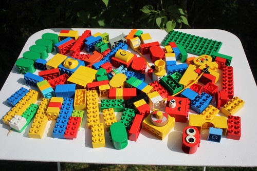 Lot duplo brique jaune rouge - jaune,