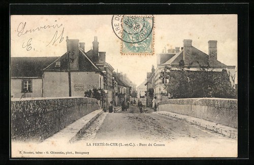 Cpa ferté cyr - la, ferté-st-cyr,