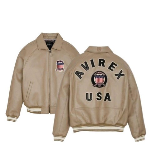Veste simili cuir - cuir, avirex