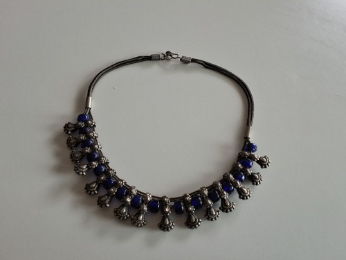Ancien collier ethnique ras - collier, de