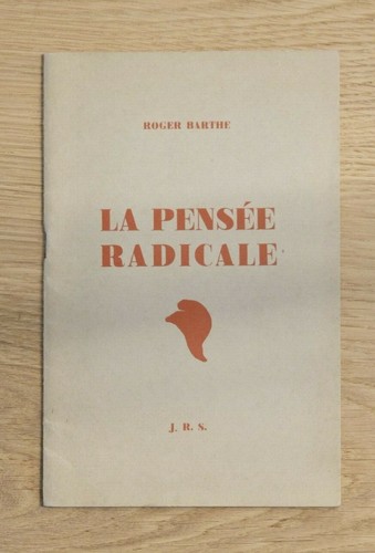 Roger barthe pensée - roger,