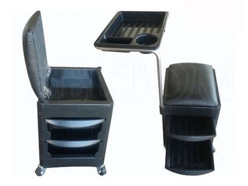 Tabouret chariot de manucure - chariot,