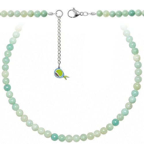 Collier amazonite perles - en,
