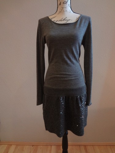 Iisli grey wool dress - iisli, with