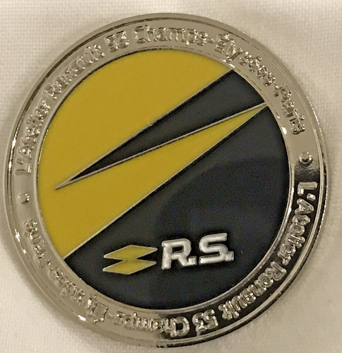 Medaille renault s 19 - rs, r.s