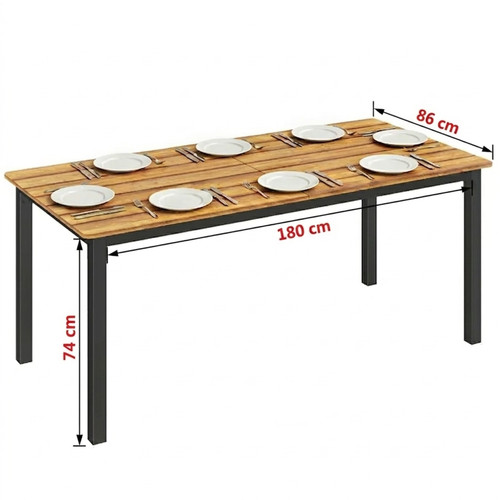 Table jardin rectangulaire - jardin,