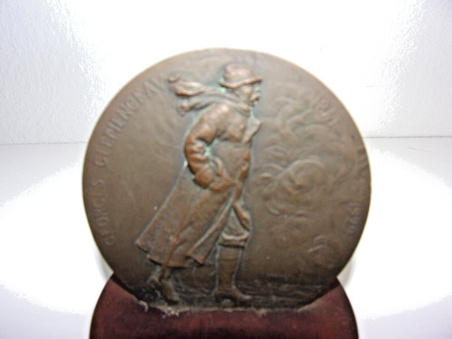 Medalion georges clemenceau - medalion,