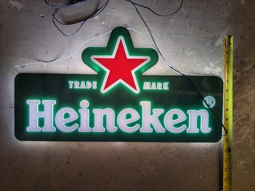 Heineken illuminated sign - heineken,