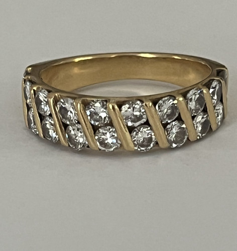 6532 bague jonc jaune - 6532-,