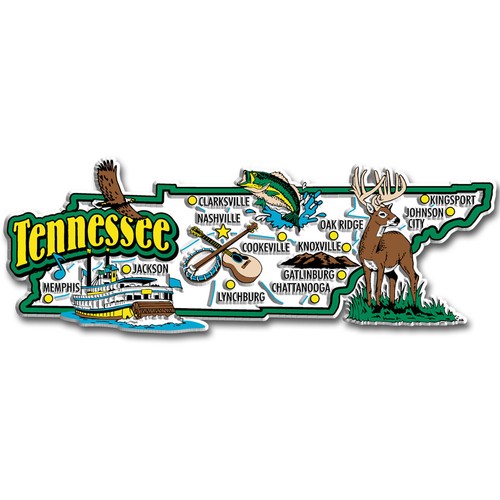 Tennessee jumbo state magnet - jumbo,