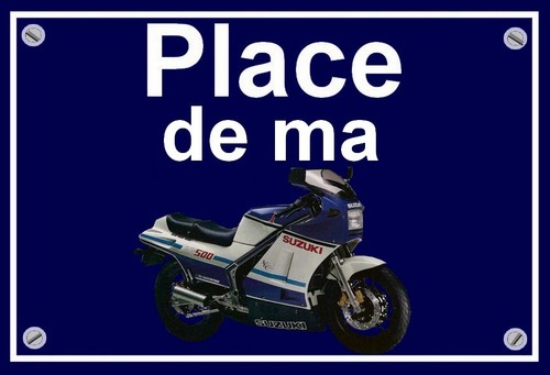 Plaque place ma suzuki - plaque,