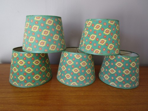 Lot abats jours vintage - 5,