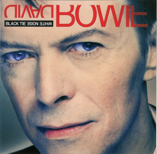 David bowie black - tie, white