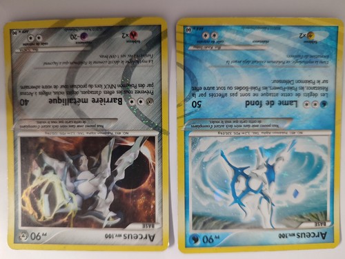Cartes pokémon platine - cartes,