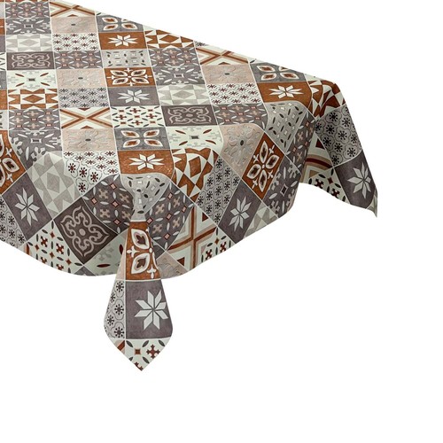 Nappe toile cirée braun - en,