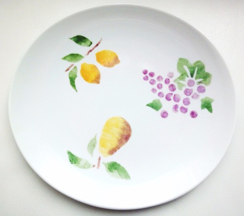 Grande assiette ovale - ovale, motif