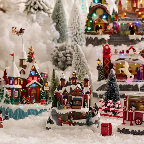 Village noël atelier - village, de