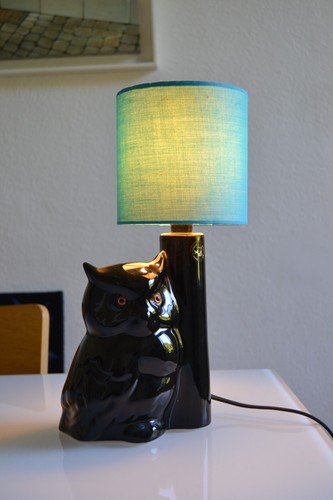Lampe hibou chouette vintage - lampe,