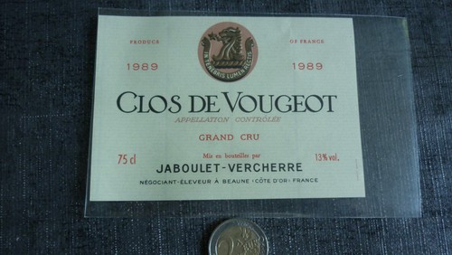 Etiquette vin clos du - etiquette,
