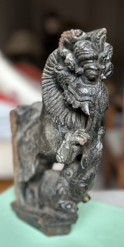 éléphant noir ancien bois - noir,