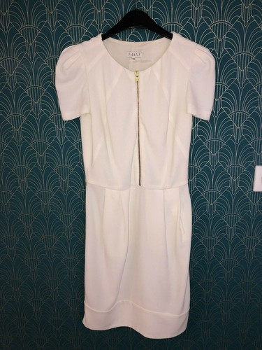 Jolie robe blanche viscose - en,