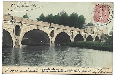 Chalon sur saone pont du - sur,