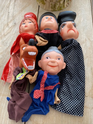 Lot marionnettes main tete - lot, a