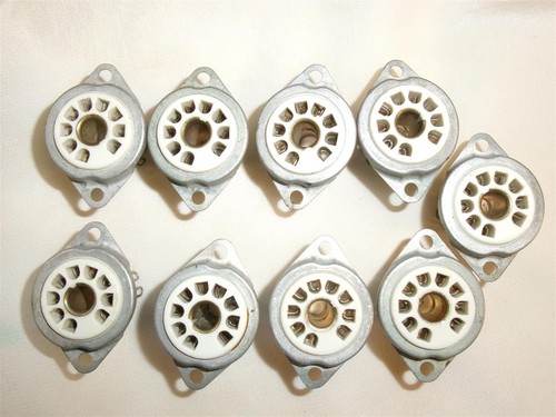 Lot noval support socket - 9x,