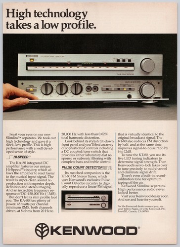 1981 kenwood amplifier - 1981,