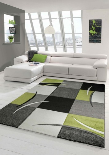 Salon tapis contemporain - contemporain,