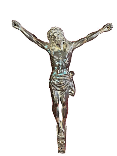 Grand ancien christ bronze - grand,