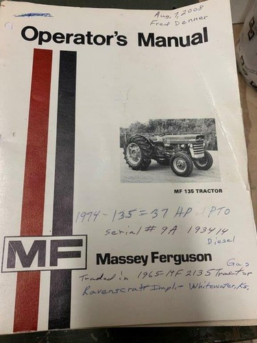 Massey ferguson 135 - mf, tractor