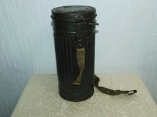 Masque À Gaz Boîte Wehrmacht Allemand 2ème Guerre Mondiale Estampillé !!N°3