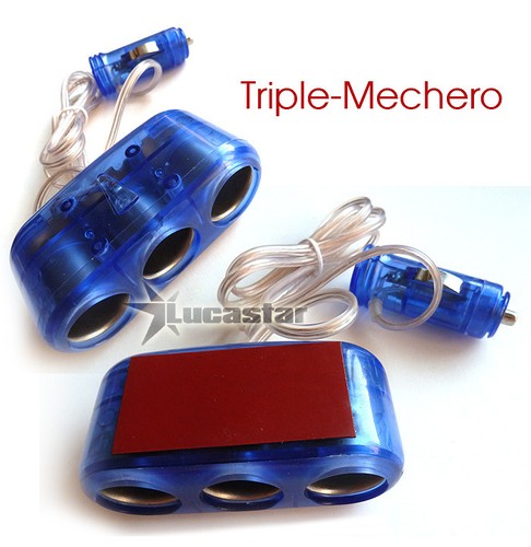 Chargeur voiture triple - chargeur,