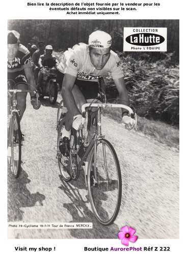 Cyclisme 1971 coureur eddy - coureur,