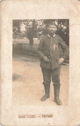 Carte photo soldat allemand