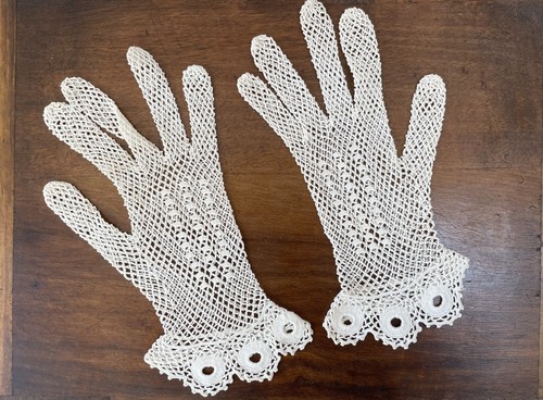 Paire gants anciens - gants,