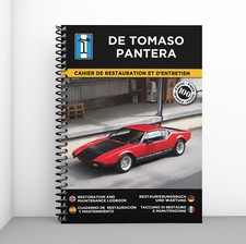 DE TOMASO PANTERA : Cahier de Restauration - Personnalisation gratuite !