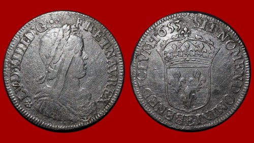 Louis xiv demi écu - –, à